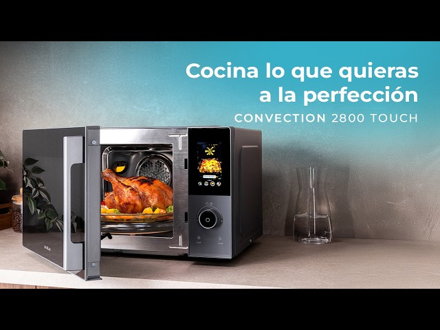 Micro-ondas Cecotec Convection 2800 Touch 28L 900W com Grill e Convecção video