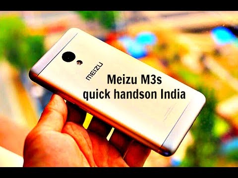 Meizu M3s quick handson India