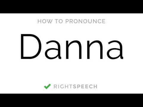 🔴 Danna - How to pronounce Danna - American Girl Name