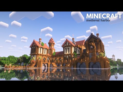 Minecraft: How to build a Medieval Harbor | Minecraft Tutorial