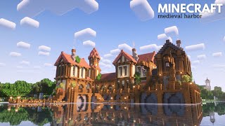 Minecraft: How to build a Medieval Harbor | Minecraft Tutorial