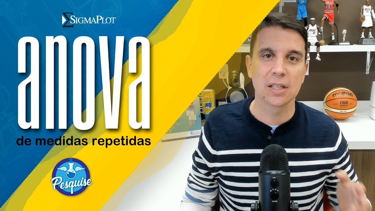 Análise de Variância (ANOVA) de medidas repetidas (SigmaPlot 12.0)