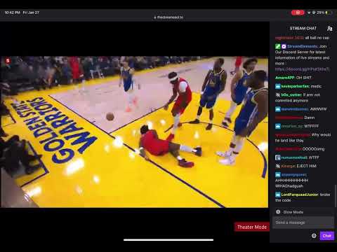 Og anunoby lands hard on his arm