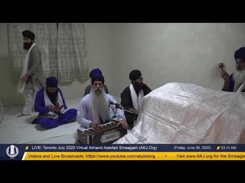 001 Toronto July 2020 Friday Morning - Bhai Harpreet Singh Jee Toronto