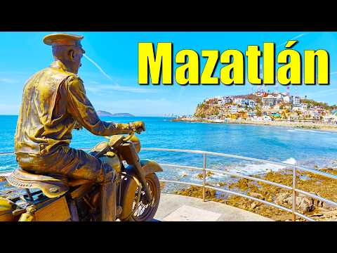 Mazatlán Mexico Walking Tour | El Faro, Malecón & Historic Center | 4K