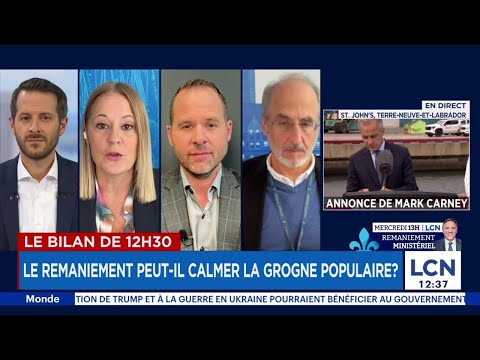 Le Bilan de 12h30: le remaniement peut-il calmer la grogne populaire?
