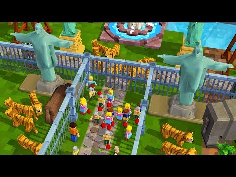 Built a Zoo But The Humans Become Prisoners - Zoo Constructor