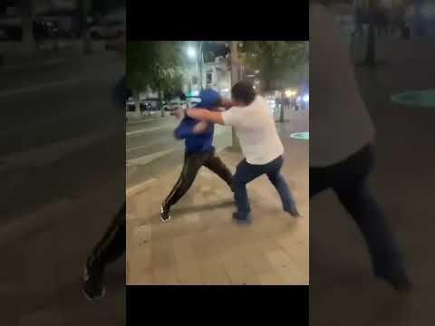 УЛИЧНЫЙ ДРАК С РУСЛАНОМ РУССКИЙ 👊 #sharmanda #2022yil #short #zapal #behaya #драка #драки #жанг