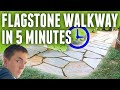 Build a Flagstone Pathway In 5 Minutes