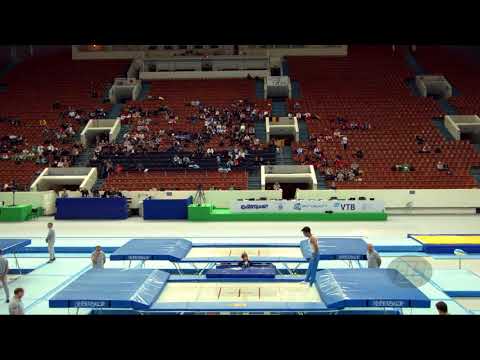 OLIMJONOV Mokhirbek (UZB) - 2018 Trampoline Worlds, St. Petersburg (RUS) - Qualif Trampoline R2