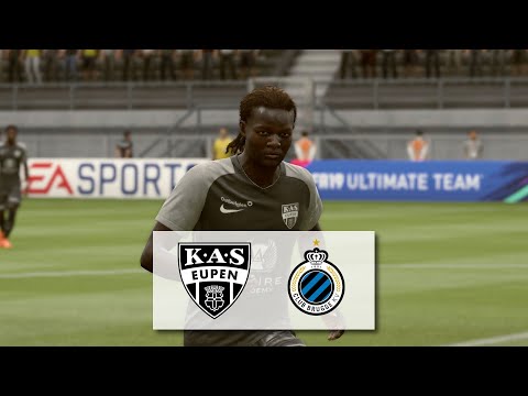 FIFA 19 Proximus ePro League / KAS Eupen - Club Brugge / Matchday 14 (NL)