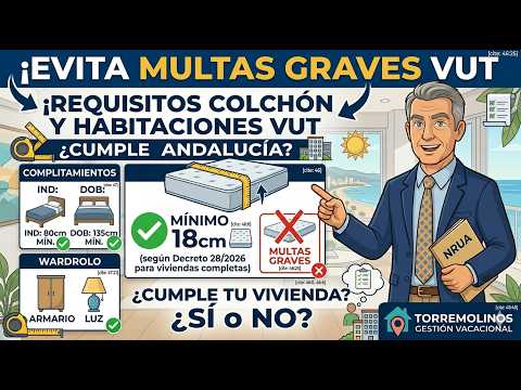 Grosor Mínimo Colchones VUT Andalucía: Evita Multas — Torremolinos Gestión Vacacional