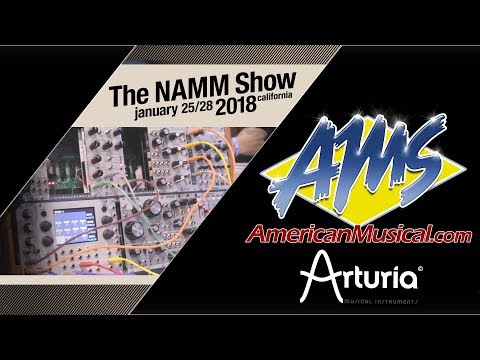 Arturia MiniBrute 2, 2S, and RackBrute Overview - AMS at NAMM 2018