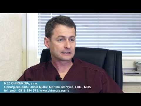 Hemoroidy - zlatá žila a ich ambulantné liečenie, Martin Starzyk