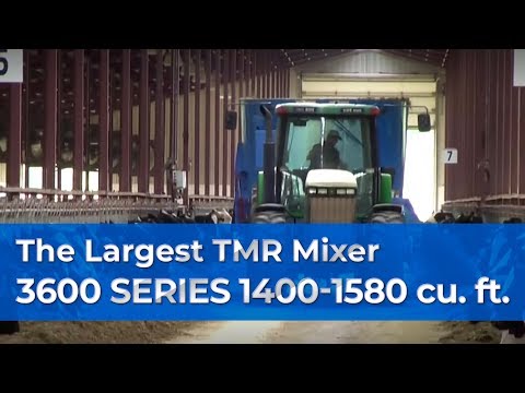 Farm Demo -- The Largest Patz Vertical TMR Feed Mixer, 1400-1580 Cu/Ft