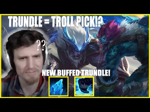 Hashinshin: PICKING TRUNDLE IS TROLLING? Playing new buffed Trundle!