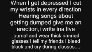 Hollywood Undead I Must Be Emo +Lyrics!! (Adam+Andrew)