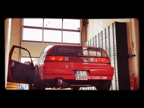 Honda Crx ED9 Invidia GT 300 Exhaust Sound Muffler Sport Auspuff JDM CRX
