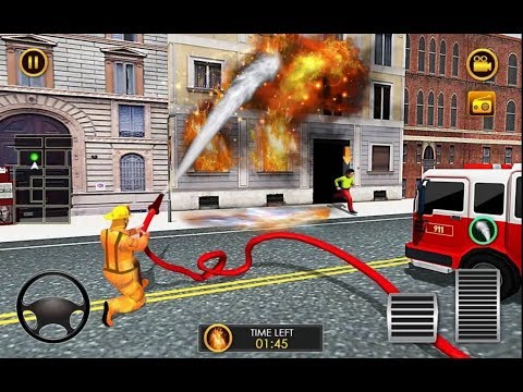 American Fire Fighter Airplane Rescue Heroes 2019 - Android Gameplay# 1