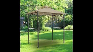 Replacement Canopy for Garden Treasures LED Lighted Grill Gazebo - LCM1310