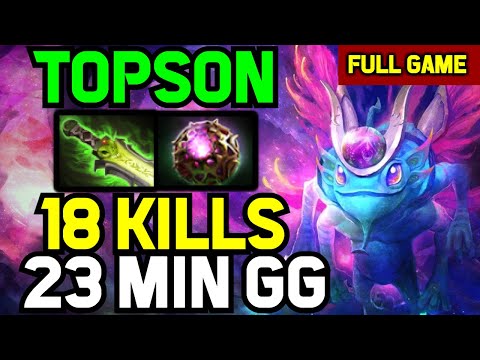 Topson MID Puck Signature E-Blade BUILD 18 Kills NO DEATH