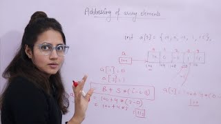 Addressing in One Dimensional Array | 1D Array| C++ Placement Course #lec46