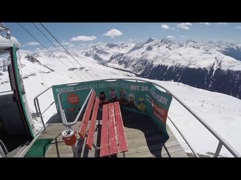 Luftseilbahn Güggel (Talfahrt), Davos Jakobshorn