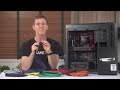 „CableMod Classic ModMesh C“ serijos kabelių rinkinys „Corsair RMi“ ir „RMx“ – baltas/raudonas