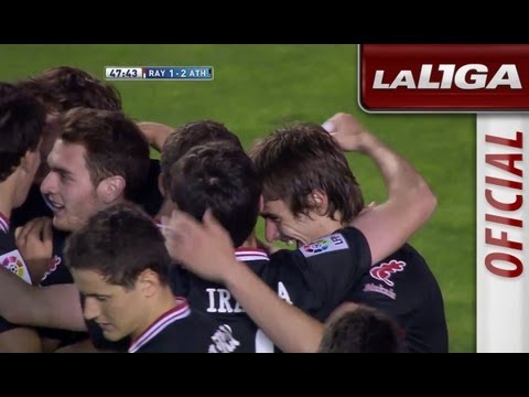 Gol de Jon Aurtenetxe (1-2) en el Rayo Vallecano - Athletic Club - HD