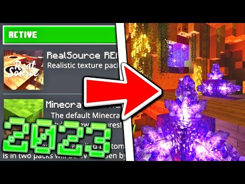 How To Download Texture Packs For Minecraft Bedrock 2023! (Android, IOS, Windows 11, Xbox, PS5)