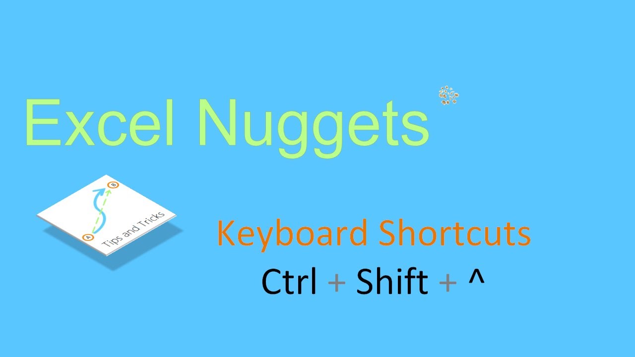 Excel 2010 Shortcut - Applying Scientific Number Format - Ctrl + Shift + ^