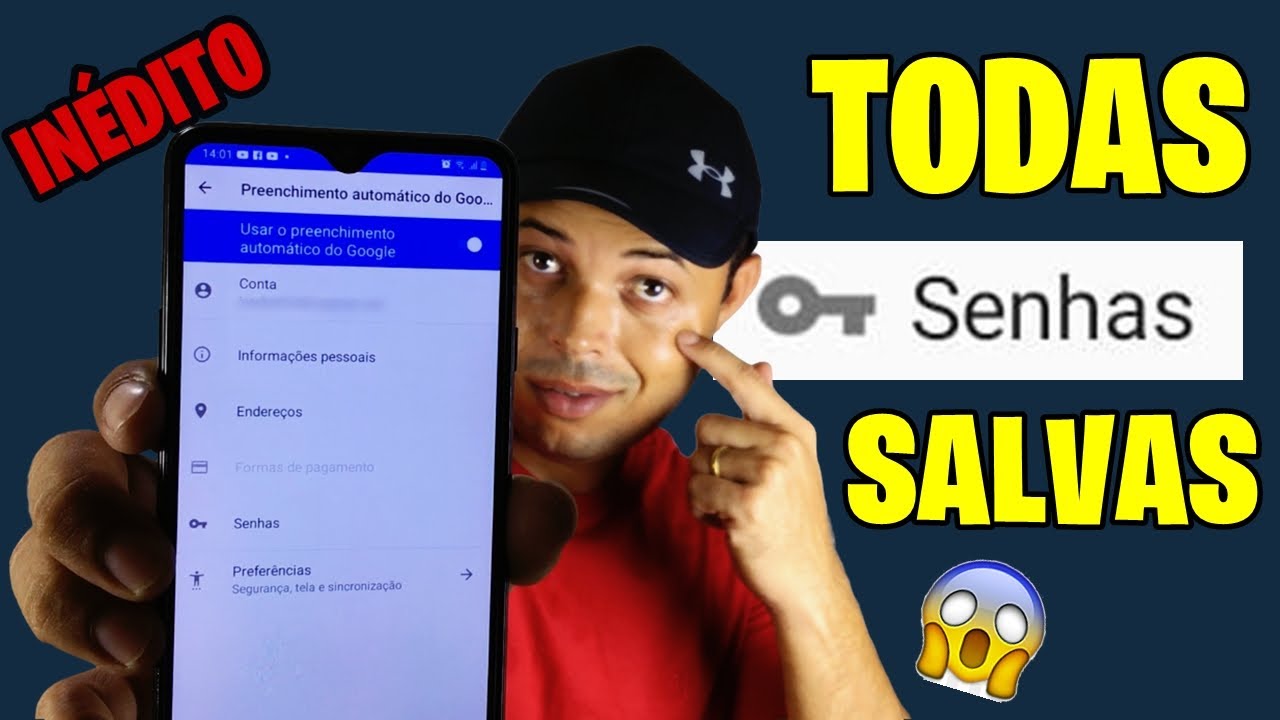 INÉDITO!! AONDE FICA TODAS AS SENHAS SALVAS EM SEU CELULAR ANDROID!!