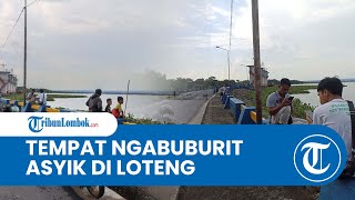 Asyiknya Ngabuburit di Bendungan Batujai, Bendungan Tertua di Pulau Lombok