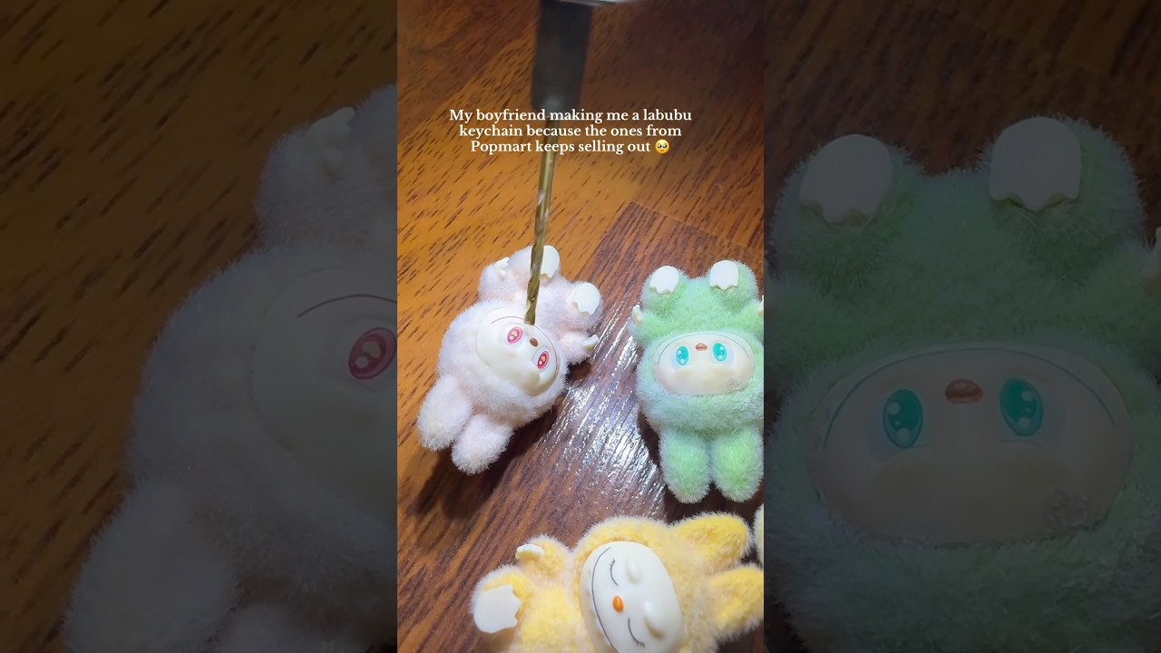 Handmade Labubu Keychain By My Boyfriend 💖