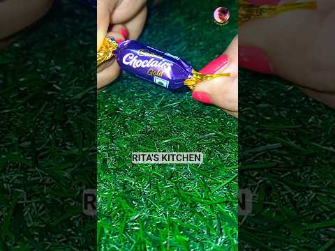 Cadbury Choclairs Gold is Meetha Bomb🔥🍫🍬 #shorts #ritaskitchen #trending