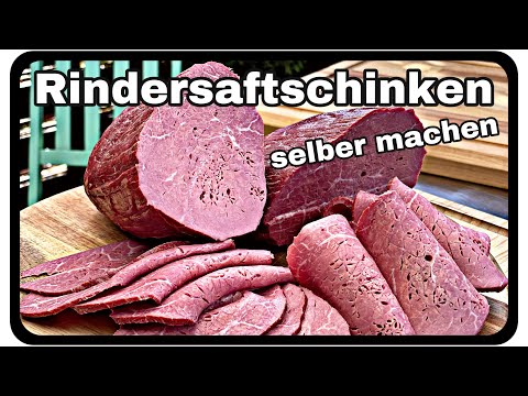 Rindersaftschinken einfach und lecker  Schinken selber machen