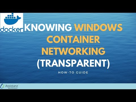 Windows container networking - Transparent