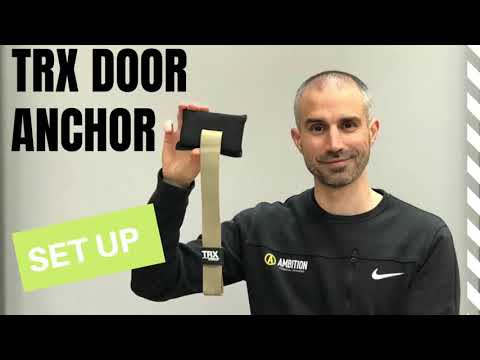 HOW TO SET UP A TRX DOOR ANCHOR - For a HOME WORKOUT - Maximise your TRX Suspension Trainer! thumnail
