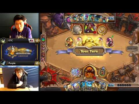 Hearthstone Grandmasters 2019: Purple vs ETC | Week 1 Day 2 | Americas