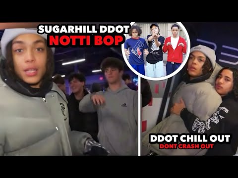Cblu Reacts To SugarHill Ddot Punch!ng His Fan After He Tells Him To Notti Bop ( DDOSAMA 