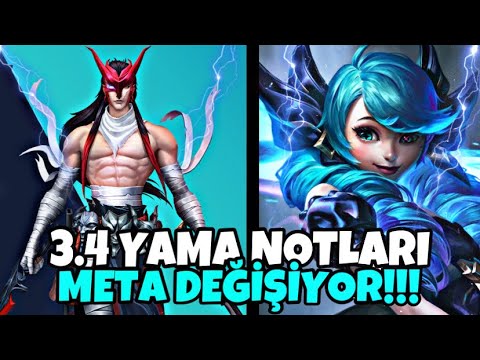 Wild Rift: 20 DAKİKADA 3.4 GÜNCELLEMESİ! SUPPORT VE MİD METASI BAŞLIYOR!!!!!!!