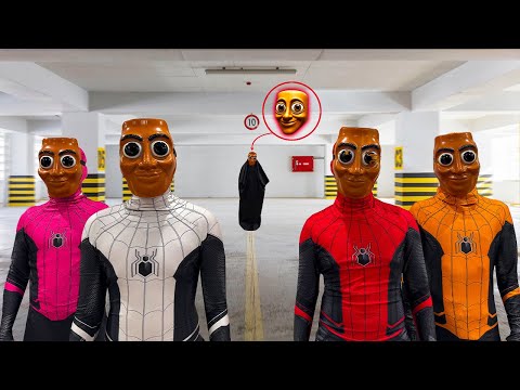 Spider-Man-Brüder treffen auf Tung Tung Tung, einen serbischen Tanz in einer Tiefgarage! (Gruself...
