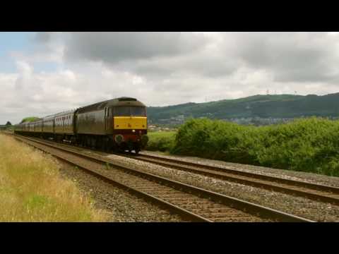 Prestatyn 25.6.2016 - WCRC 47832 & 47854 on North East Railtour to Holyhead - class 47