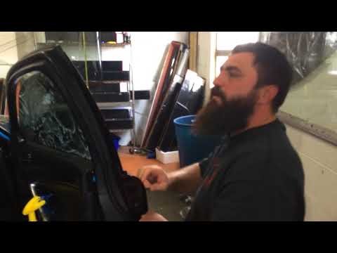 Lexus IS 250 front door tinting : how to tint car windows