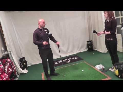 Indoor teaching studio at PGA Academy