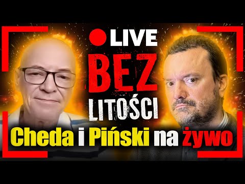 [LIVE] Bez LITOŚCI. O kryptowalutach, Trumpie. Major wywiadu Robert Cheda i Jan Piński na żywo