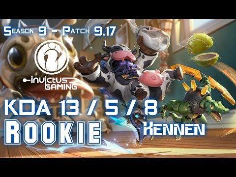 IG Rookie KENNEN vs KARMA Top - Patch 9.17 KR Ranked