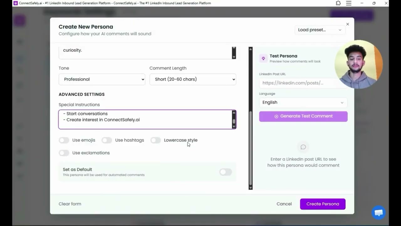 Automate LinkedIn Comments with Your Own AI Persona (Step-by-Step Guide)