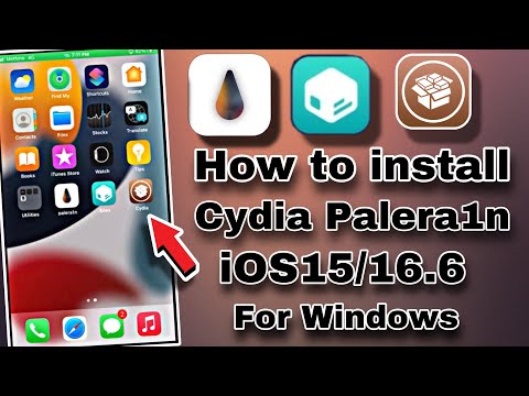 {How to install Cydia Palera1n} Jailbreak iOS 15.0 - iOS 16.6 for Windows on A8-A11
