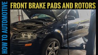How to Replace Front Brake Pads and Rotors on a 2006 Audi A3